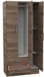 Placard MOSCONI 55619 DAKAR 23 181×85×46 cm Nebraska Gris