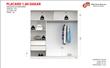 Placard MOSCONI DAKAR 56355 1.80 Mts 2 Puertas Corredizas Wengue 