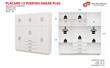Placard MOSCONI DAKAR PLUS 56587 214×209×46 12 Puertas Wengue