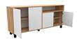 Vajillero MOSCONI 56926 Doors Natural/Blanco 170 170×77×40 cm