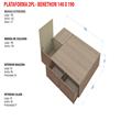 Cama Box MOSCONI 57035 Benethon 2 PL 1.40 Mendra