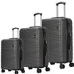 Valijas ZOM Wavy ZL-S052DK Carbono Set x 3