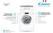 Lavarropas CANDY GVS128TC3 8 Kg Carga Frontal Smart