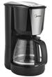 Cafetera MIDEA CM-M112BAR1 Eléctrica Filtro permanente 1,25 Lts Negra