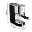 Cafetera Expresso KRUPS XP444C10  plateado 15 bares