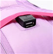 Mochila De Viaje SKORA 40656 18 Pulgadas Portanotebook Usb Violeta