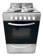 Cocina DOMEC CEX2G 51061 Eléctrica 56CM 7320w Frente De Acero Negro