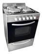 Cocina DOMEC CEX2G 51061 Eléctrica 56CM 7320w Frente De Acero Negro