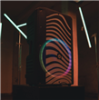 Parlante Torre STROMBERG Intense Pro 150w Luces Rgb Color Negro Profesional Wooferde 15"