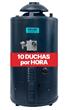 Termotanque ESKABE ACQUAPIU HYBRID4 H700 SV 700 Lts/h Gas Alta Recup Conex Sup