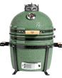 Parrilla Kamado BBQ-Grill KADÚ K15 A Carbón Verde + Funda Impermeable de Regalo 