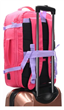 Mochila De Viaje SKORA 40657 18 Pulgadas Portanotebook Usb Rosa