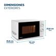 Microondas PHILCO MPHRW20UAN 700W 20 Lts Blanco