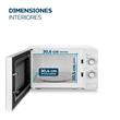 Microondas PHILCO MPHRW20UAN 700W 20 Lts Blanco