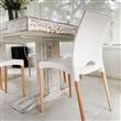 Silla Diseño GARDEN LIFE CANNES F903000 Blanca