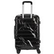 Valijas ZOM Marbled ZL-S628BF Fancy Black Set x 3