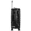 Valijas ZOM Marbled ZL-S628BF Fancy Black Set x 3