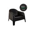 Sillón GARDEN LIFE SKARPO F790001E Negro Ecológico 