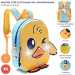 Mochila Infantil SKORA Kawai Hiru 41316 Termoforrada con Luz