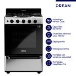 Cocina DREAN CD5603AI0 Multigas 56 cm Inoxidable con Encendido Eléctrico
