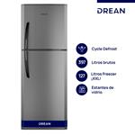 Heladera DREANJ HDR400F30E Cíclica 397 Lts Gris 