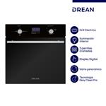 Horno A Gas DREAN HGDR601CN Empotrable 60 cm Negro Digital