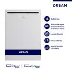 Lavavajillas DREAN LVDR1306CB0 13 cubiertos Blanco