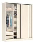 Placard MOSCONI PREMIUM NATURA 56390 Puertas Corredizas 1.80 Mts Venecia