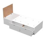 Cama Box MOSCONI 57021 Benethon 80 81x192x38 cm Blanco 