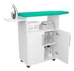 Mueble Organizador MOSCONI LINEA COCINA De Planchado 10072 2 Puertas Blanco