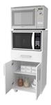 Mueble MOSCONI EXPRESS 10159 Porta Microondas 2 Puertas Con Grill Blanco