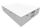 Cama Box MOSCONI 57033 Benethon 2 PL 1.40 Blanco
