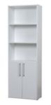 Blibioteca  RICCHEZZE MESINA 5 Espacios 2 Puertas Blanco 