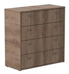 Cómoda MOSCONI NATURE 80798 4 Cajones Nebraska Gris 