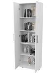 Biblioteca MOSCONI DAKAR 81052 181X60X31 Con Puertas Completas Blanco