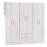 Placard ORLANDI 3504 6 Puertas 2 Cajones Color Jacaranda