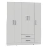 Placard ORLANDI 3512 5 Puertas 2 Cajones color Blanco