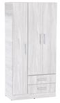 Placard ORLANDI 3534 3 Puertas 2 Cajones color Jacaranda