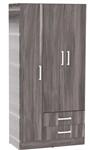 Placard ORLANDI 3536 3 Puertas 2 Cajones color Linosa