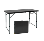 Mesa GARDEN LIFE T403501 Plegable negra