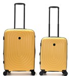 Set Valijas WANDERLUST 39787 Carry On 20" Y 24" amarillo