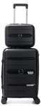 Set Valijas SKORA 39758 Hard Abs Beauty Case 20" y 14" negro