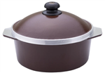 Olla ETERNA150 antiadherente marrón 4lts