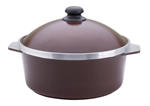 Olla ETERNA 1200 rectificada marrón 5,5lts