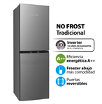 Heladera KOHINOOR KHGA25NI/9 no Frost inverter acero inox 253L