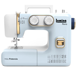 Máquina de Coser LUMINA FLORA Celeste 24 Diseños de Puntada