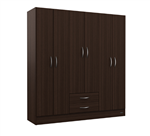 Placard MOSCONI 57080 26 Pack 6 puertas chocolate