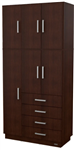 Placard MOSCONI 56603 DAKAR PLUS 6 puertas color wengue