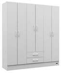 Placard MOSCONI 57064 26 ECO PACK 6 puertas color blanco