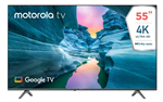 Smart Tv Led MOTOROLA 55" MT5510 UHD 4K Google TV Negro